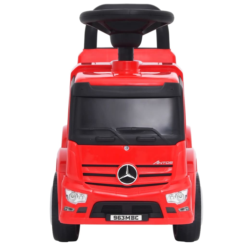 vidaXL Jeździk ciężarówka Mercedes-Benz, czerwony