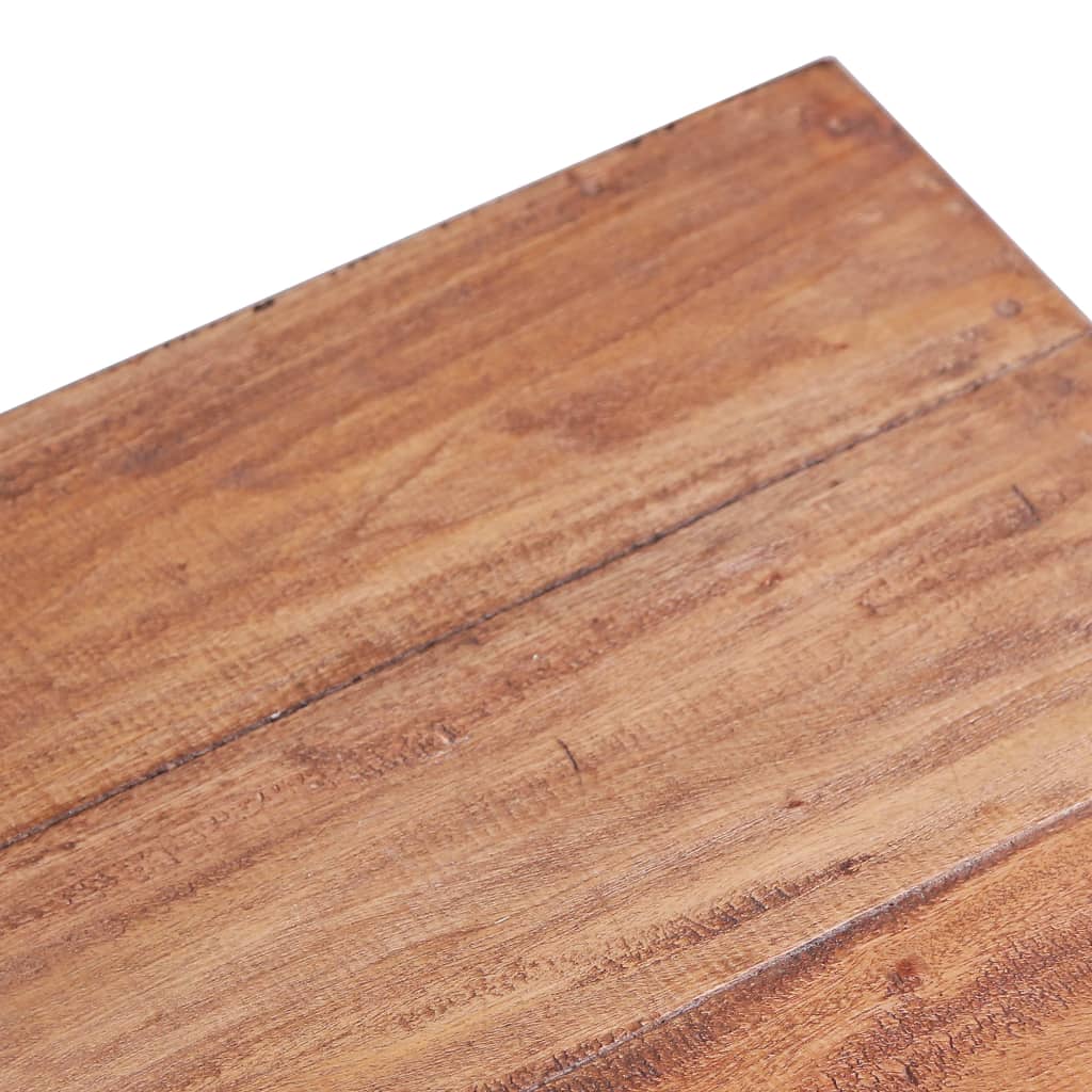 vidaXL Stolik kawowy, 60x45x23 cm, lite drewno odzyskane