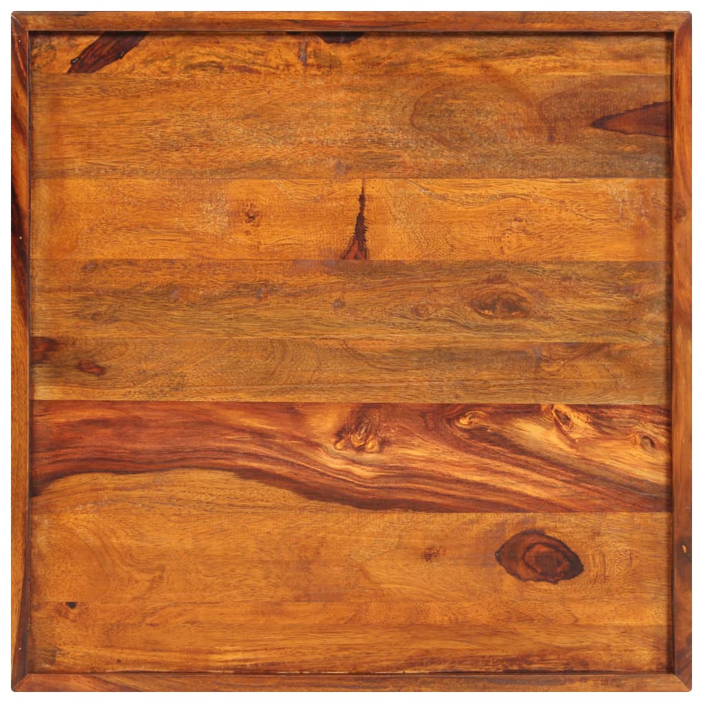 vidaXL Taca z litego drewna sheesham, 50 x 50 cm