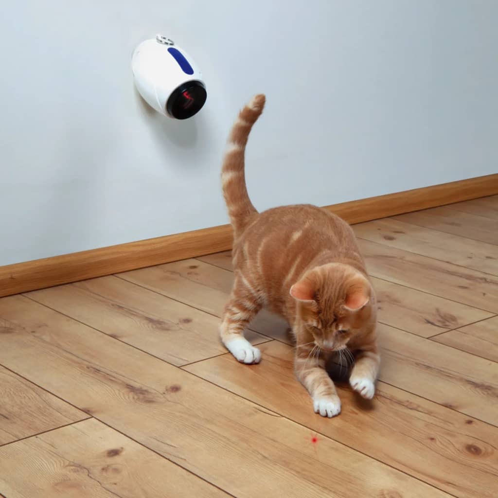 TRIXIE Automatyczny laser, zabawka dla kota, 11 cm, biała
