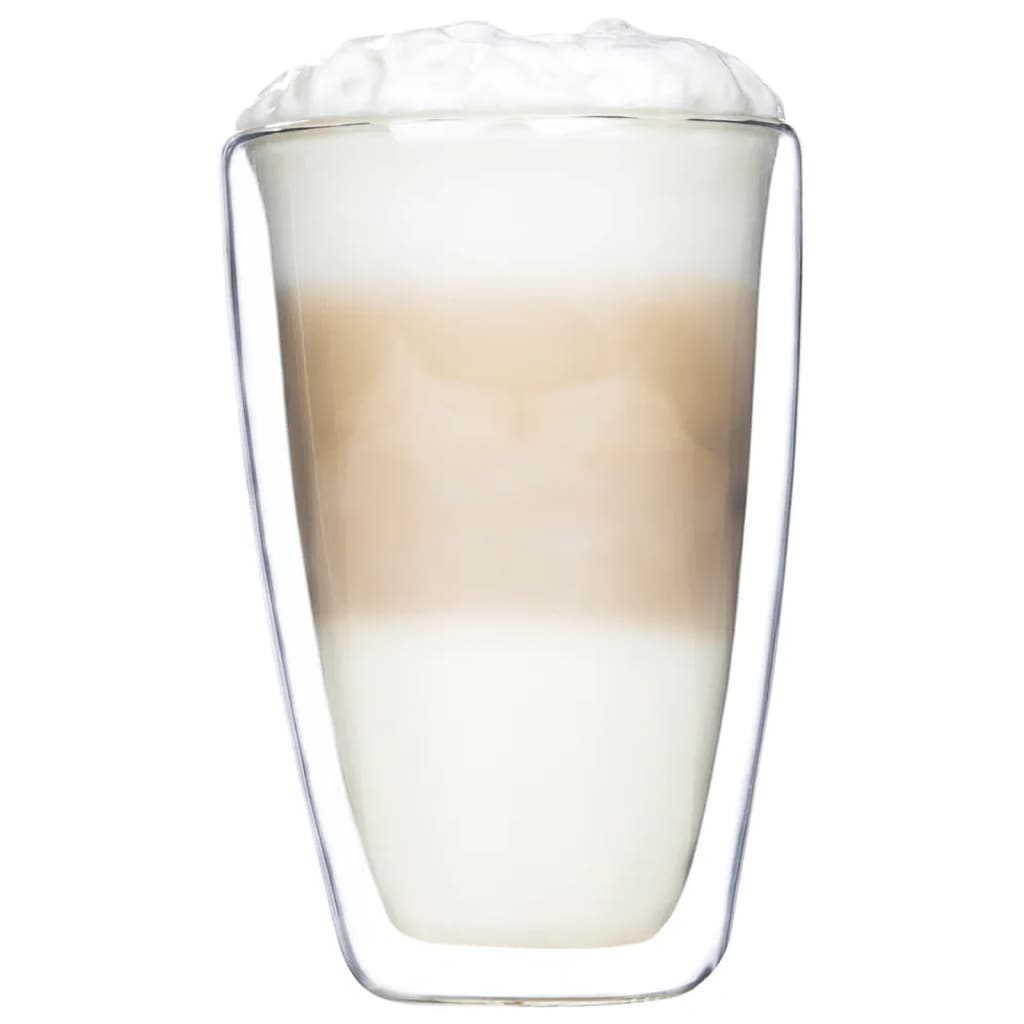 HI Zestaw szklanek do latte macchiato, 2 szt., 400 ml, przezroczysty
