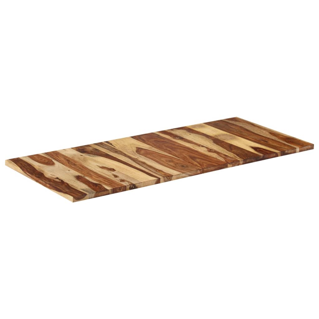 vidaXL Blat do stołu, 140x60x(2,5-2,7) cm, drewno sheesham