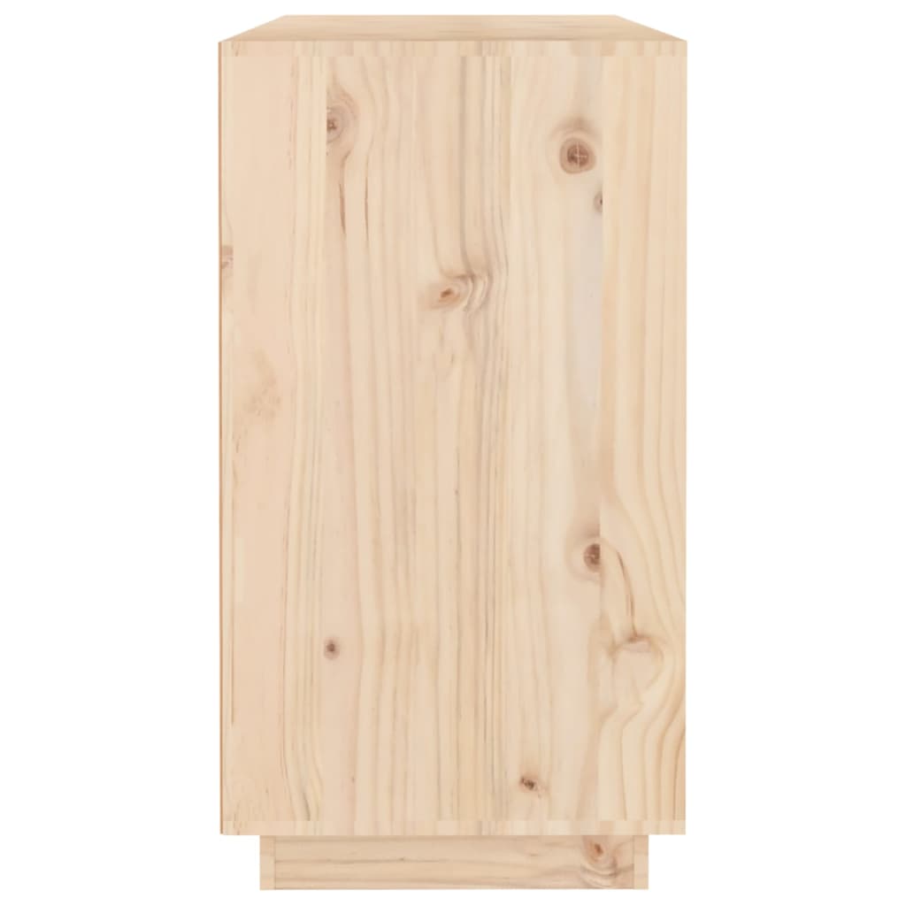 vidaXL Komoda, 100x40x75 cm, lite drewno sosnowe