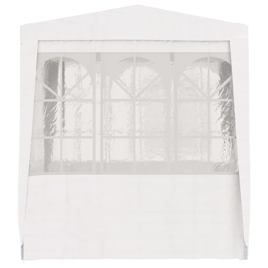 vidaXL Namiot imprezowy ze ściankami, 2,5x2,5 m, biały, 90 g/m²
