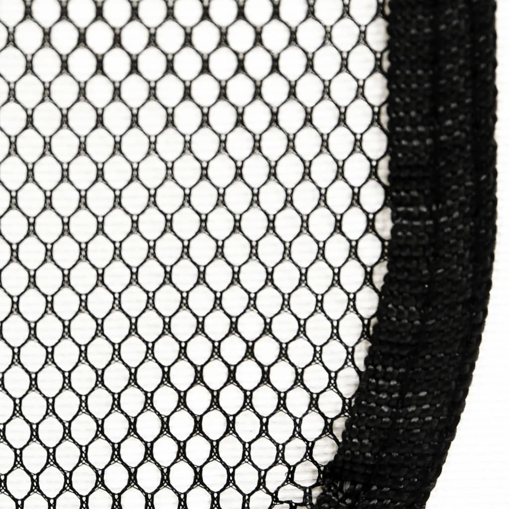 vidaXL Składany kojec dla psa, z torbą, czarny, 125x125x61 cm