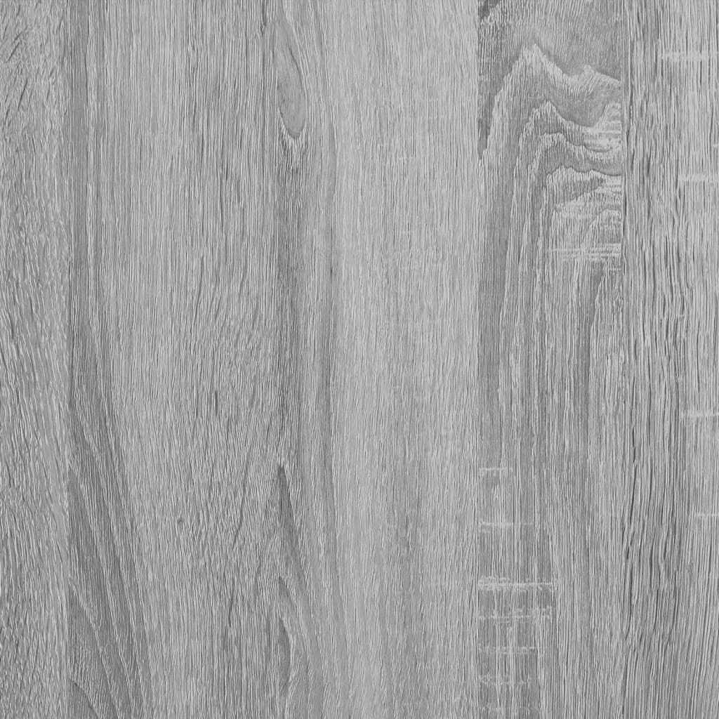 vidaXL Biurko, szary dąb sonoma, 100x45x76 cm, materiał drewnopochodny