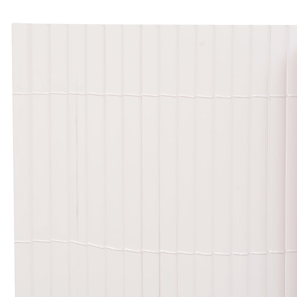 vidaXL Ogrodzenie dwustronne, 90 x 400 cm, białe