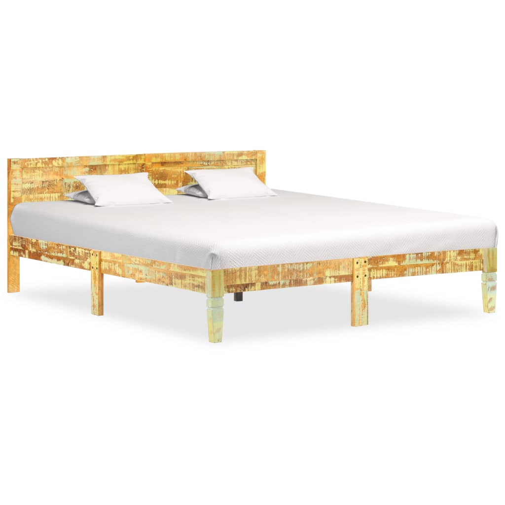 vidaXL Rama łóżka z litego drewna z odzysku, 180 x 200 cm