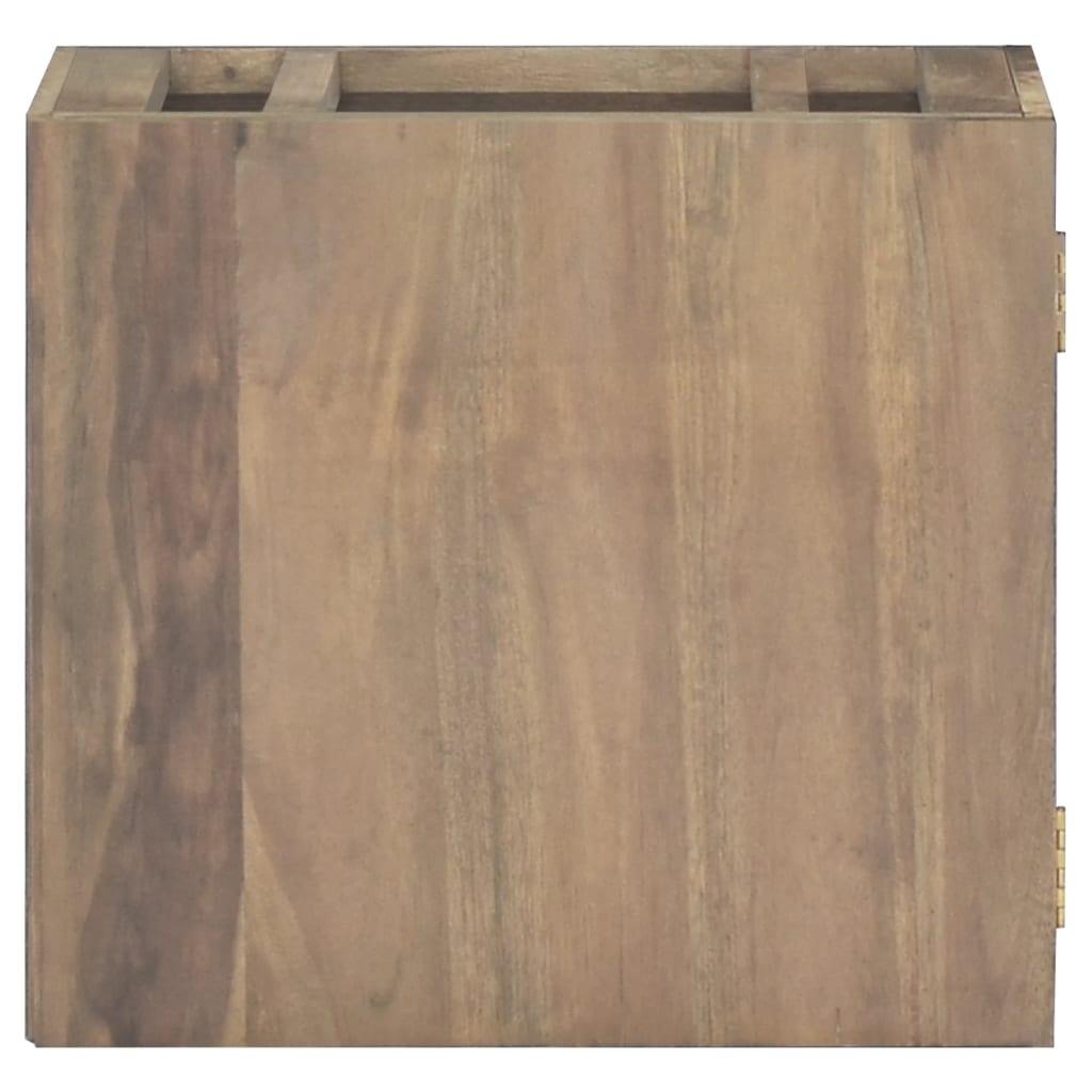 vidaXL Łazienkowa szafka ścienna, 45x30x40 cm, lite drewno tekowe