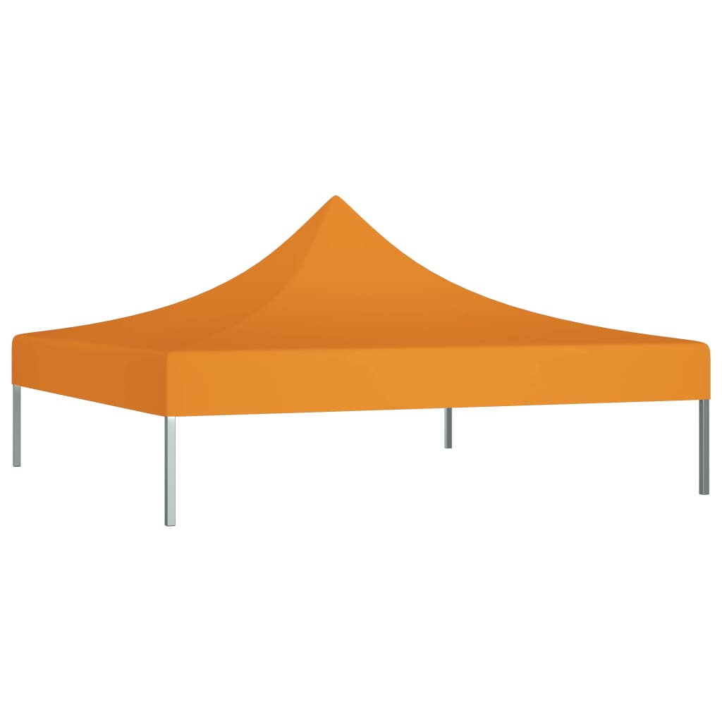 vidaXL Dach do namiotu imprezowego, 2 x 2 m, pomarańczowy, 270 g/m²