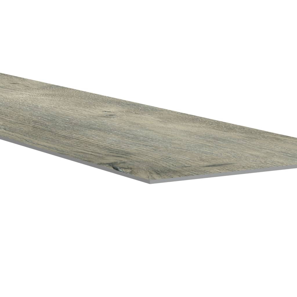 vidaXL Panele ścienne, drewnopodobne, szare, PVC, 2,06 m²