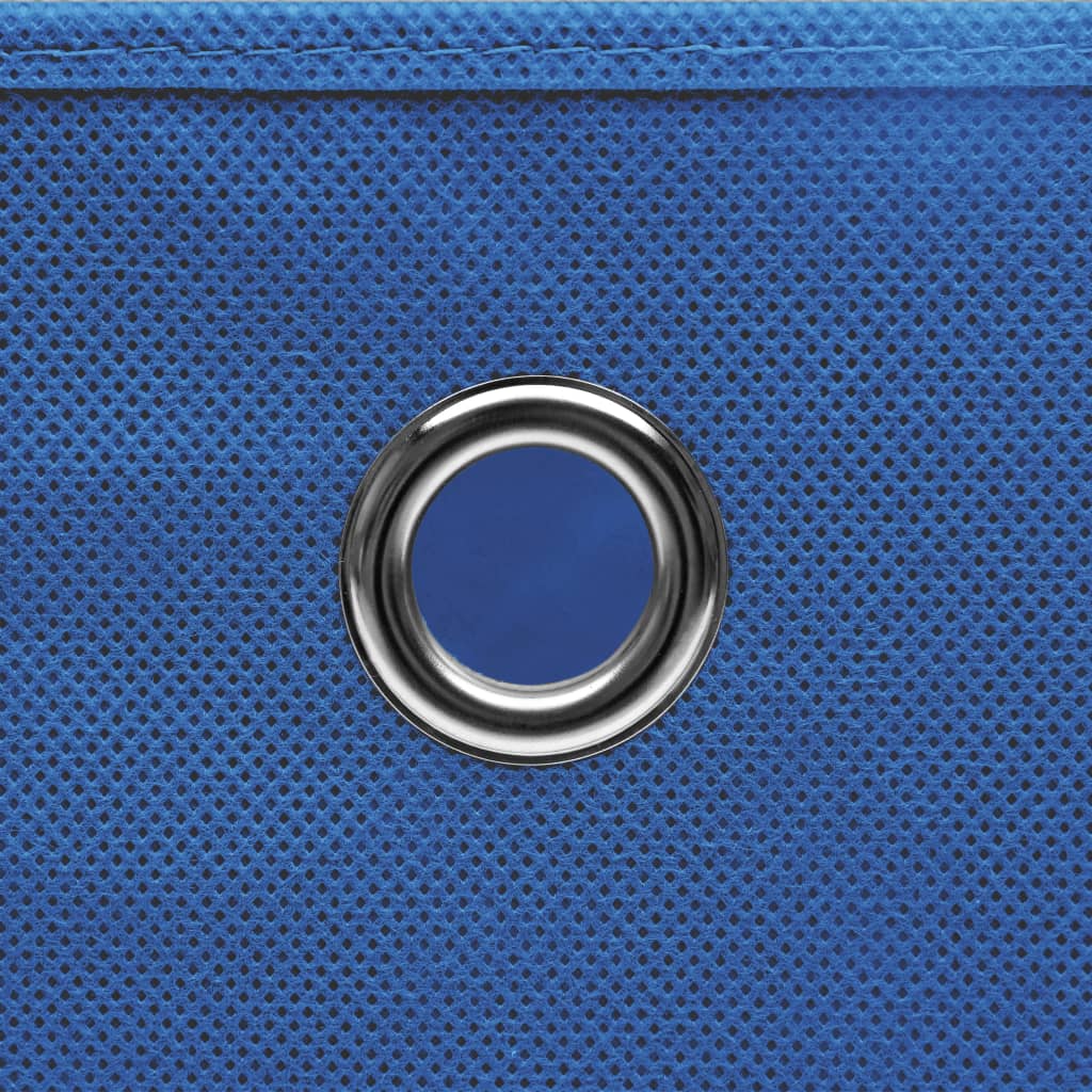 vidaXL Pudełka z włókniny, 4 szt. 28x28x28 cm, niebieskie