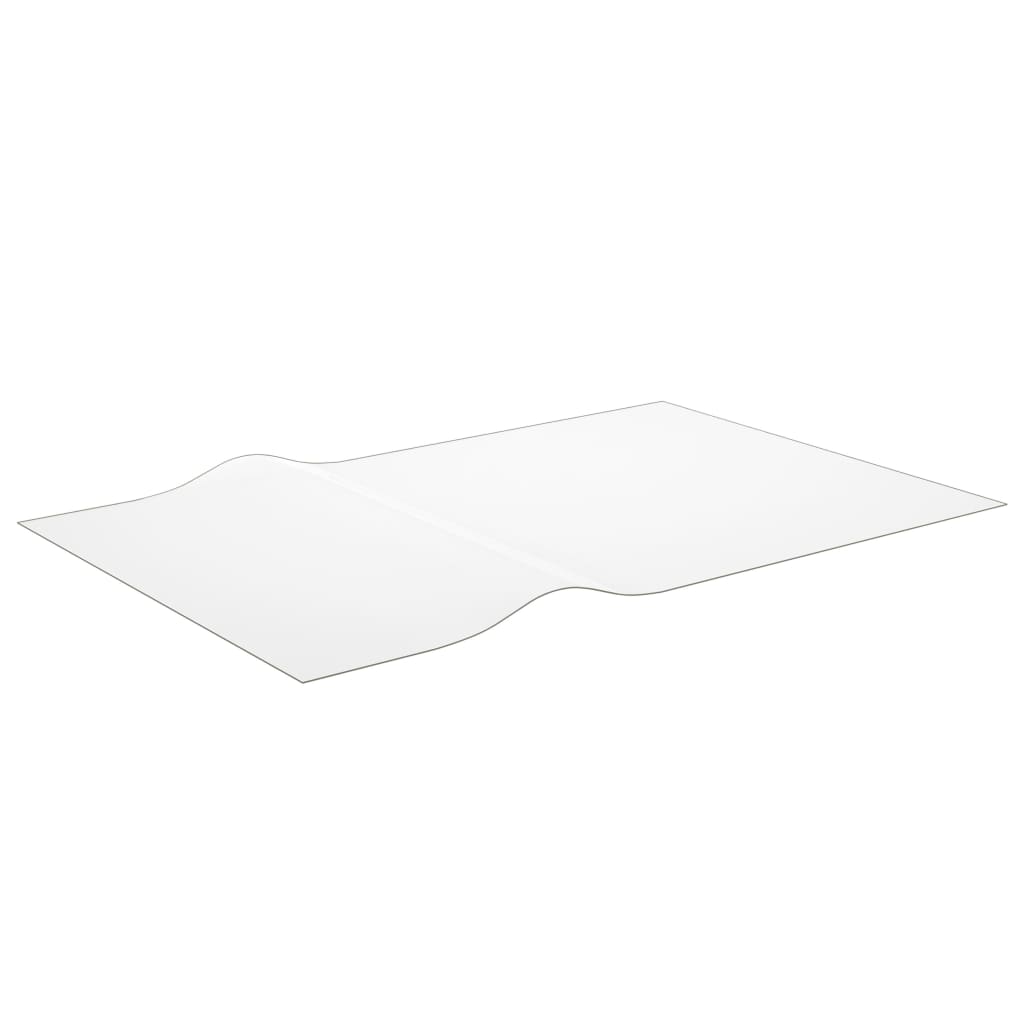 vidaXL Mata ochronna na stół, matowa, 100x60 cm, 2 mm, PVC