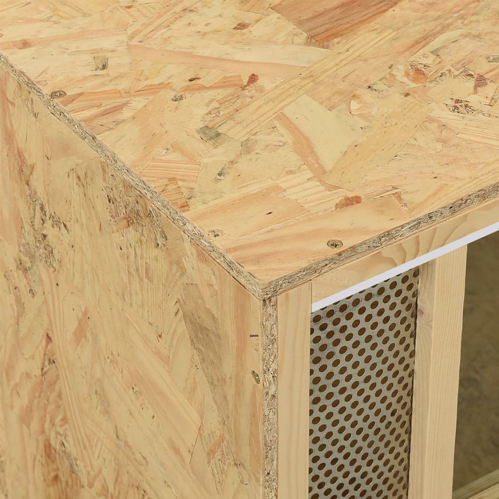 vidaXL Terrarium, materiał drewnopochodny, 80x40x40 cm