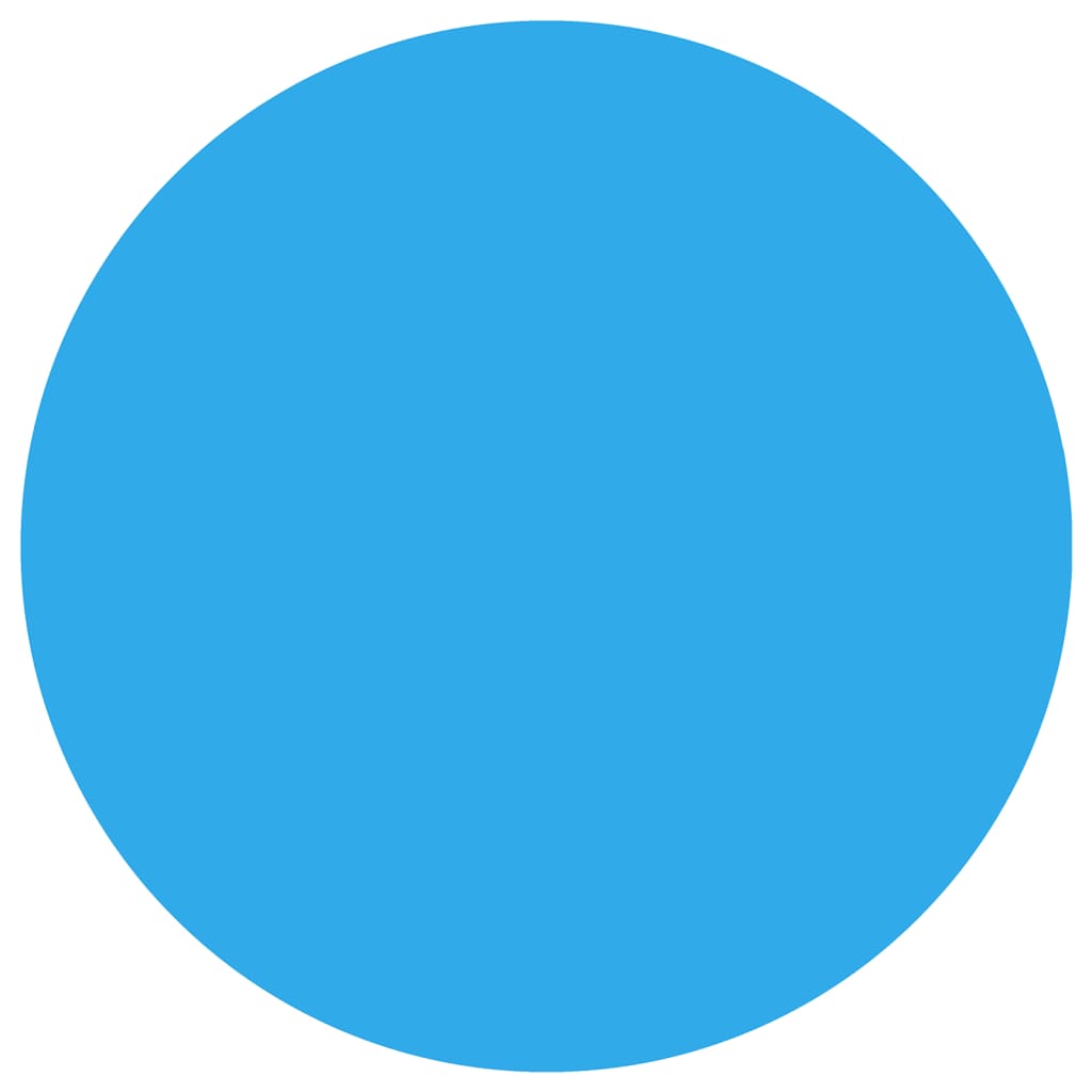 vidaXL Pokrywa na basen, niebieska, 365 cm, PE