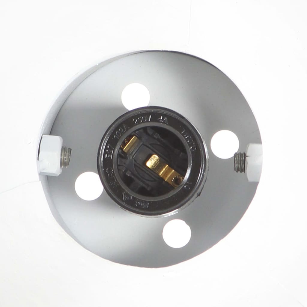 vidaXL Industrialna lampa ścienna, czarna, 65x25 cm, E27