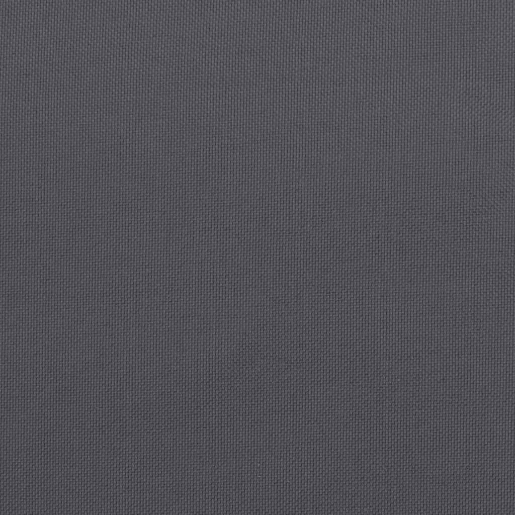 vidaXL Okrągła poduszka, antracytowa, Ø 60 x11 cm, tkanina Oxford
