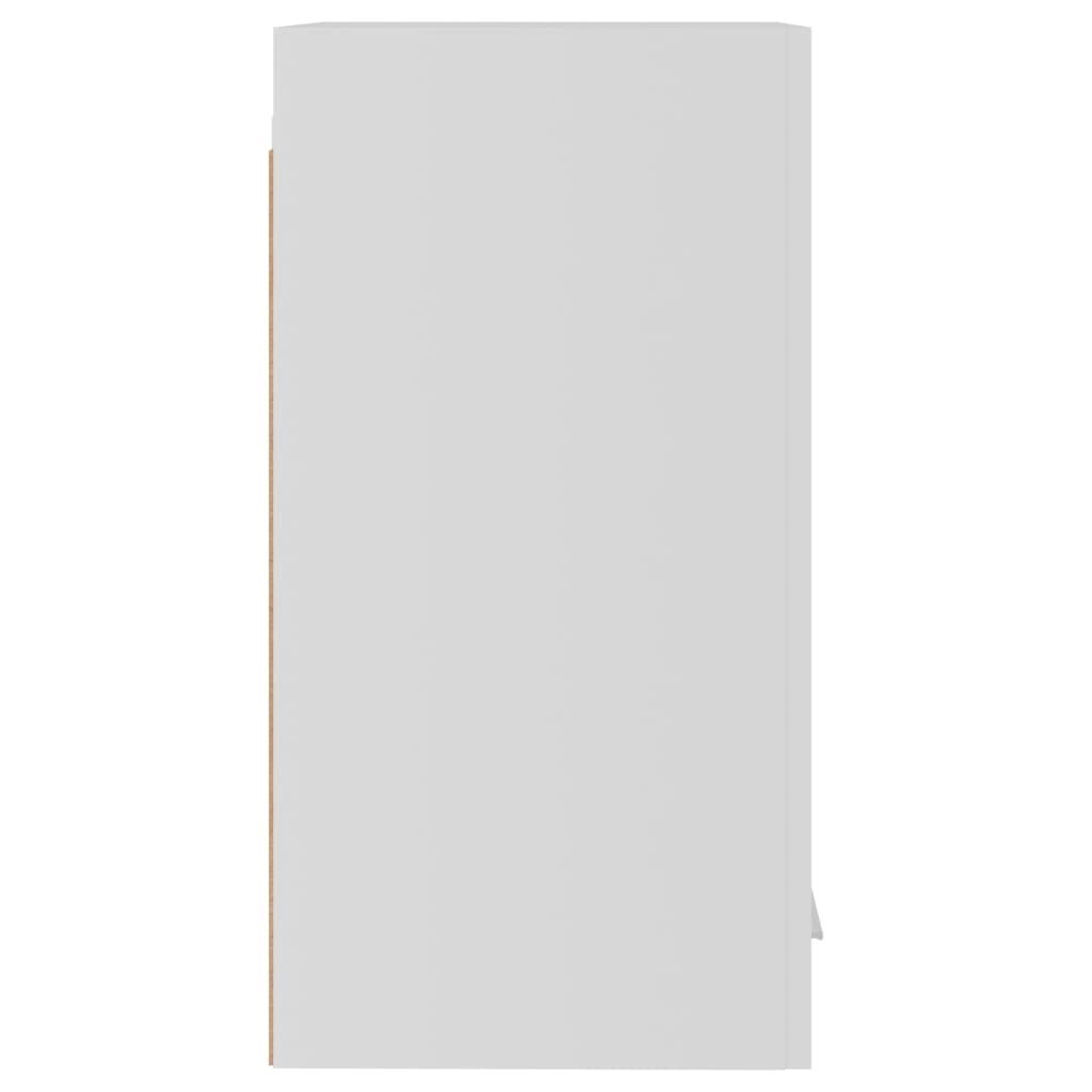 vidaXL Szafka wisząca, biała, 29,5x31x60 cm, materiał drewnopochodny