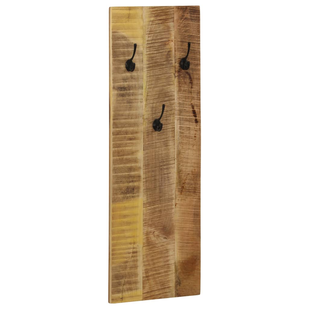 vidaXL Wieszaki ścienne na płaszcze, 2 szt., drewno mango, 36x110x3 cm