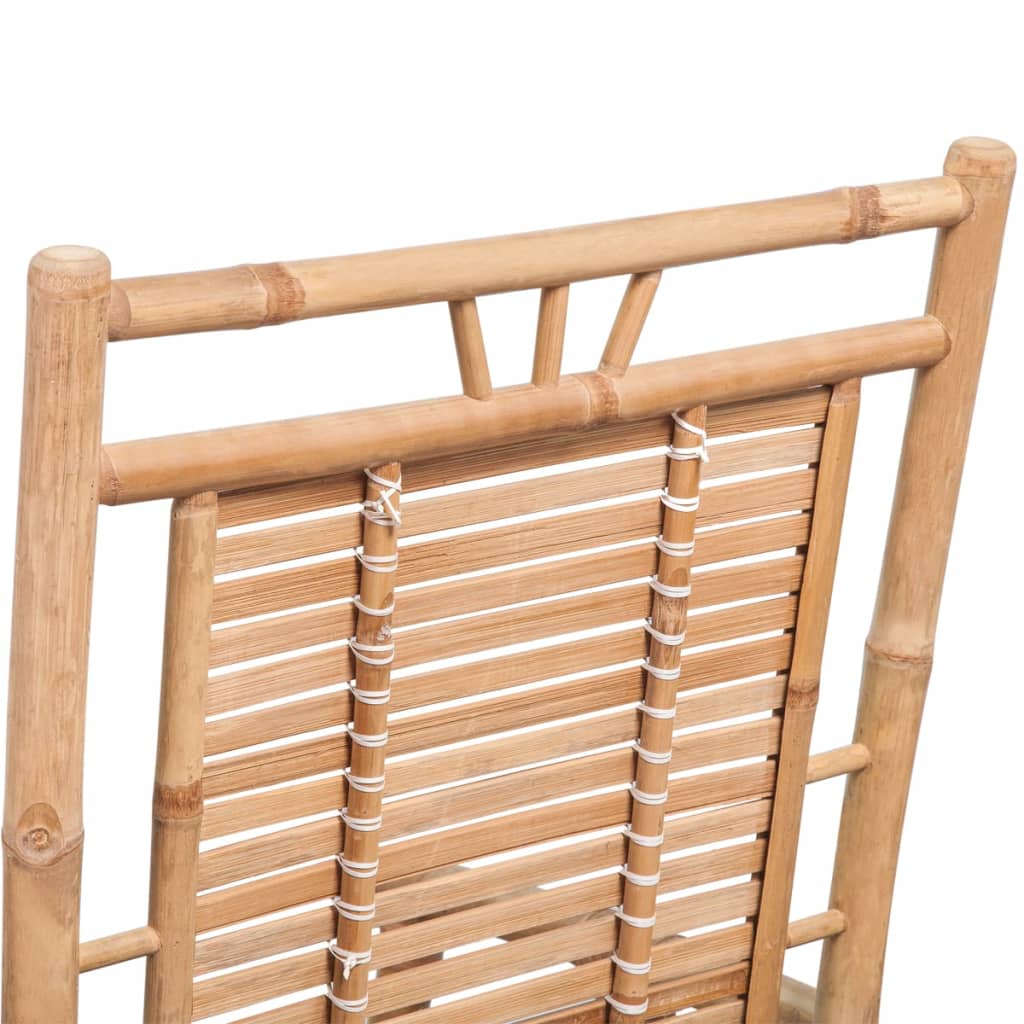 vidaXL Fotel bujany, bambus