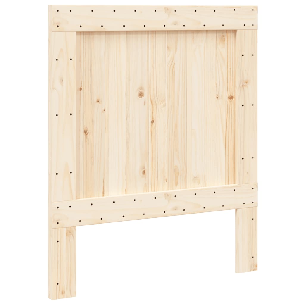 vidaXL Wezgłowie łóżka, 80x104 cm, lite drewno sosnowe