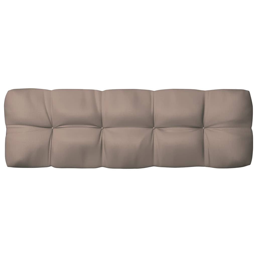 vidaXL Poduszki na sofę z palet, 7 szt., kolor taupe