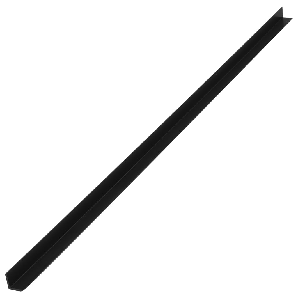 vidaXL Tarasowe listwy kątowe, 5 szt., WPC, 170 cm, czarne