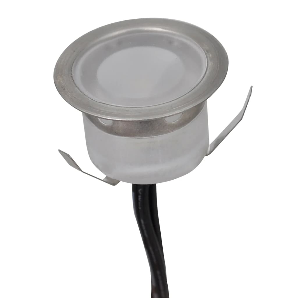 vidaXL Lampy najazdowe LED, 6 szt., ciepłe białe światło