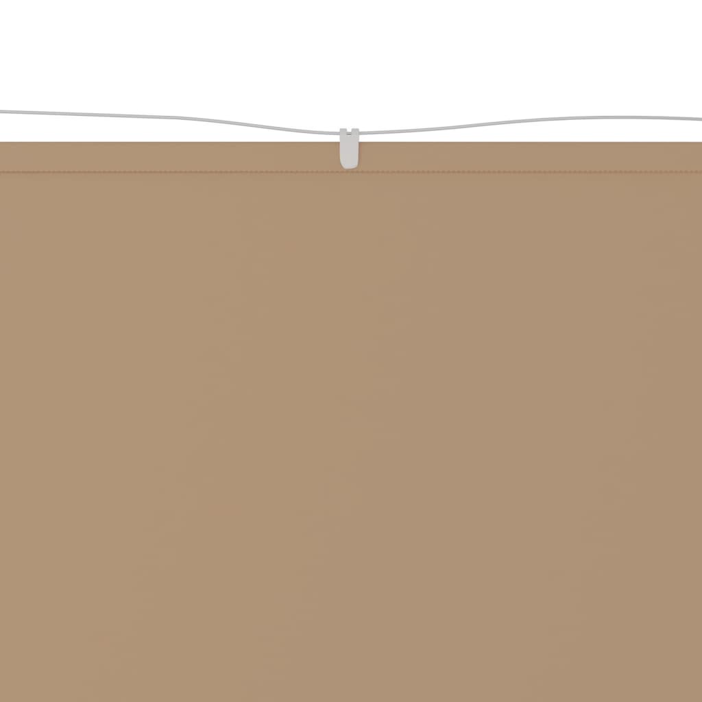 vidaXL Markiza pionowa, kolor taupe, 60x420 cm, tkanina Oxford