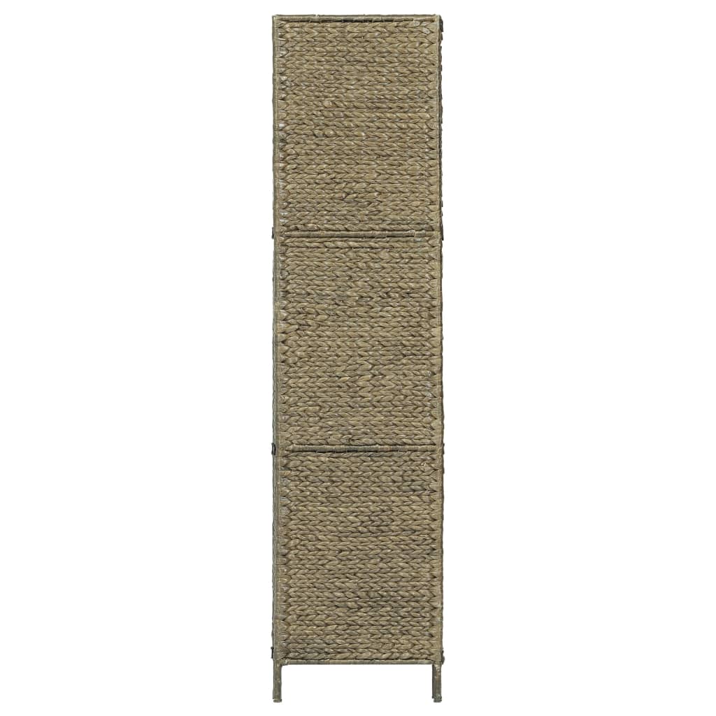 vidaXL 3-panelowy parawan pokojowy, brązowy 116 x 160 cm hiacynt wodny