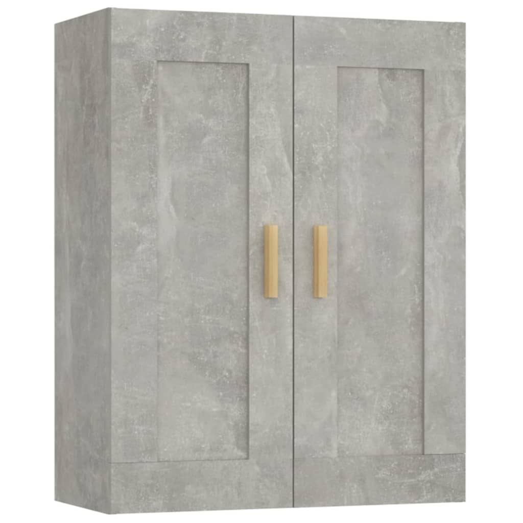 vidaXL Wysoka szafka, szarość betonu