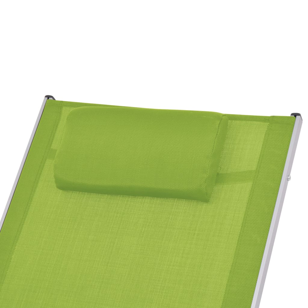 vidaXL Ogrodowy fotel bujany, zielony, textilene