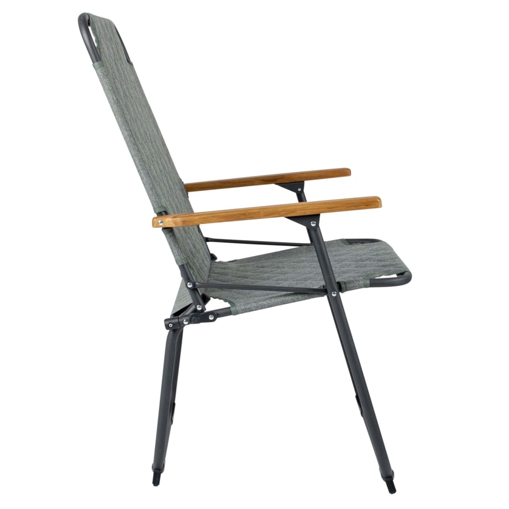 Bo-Camp Składane krzesło turystyczne Jefferson, szarozielone