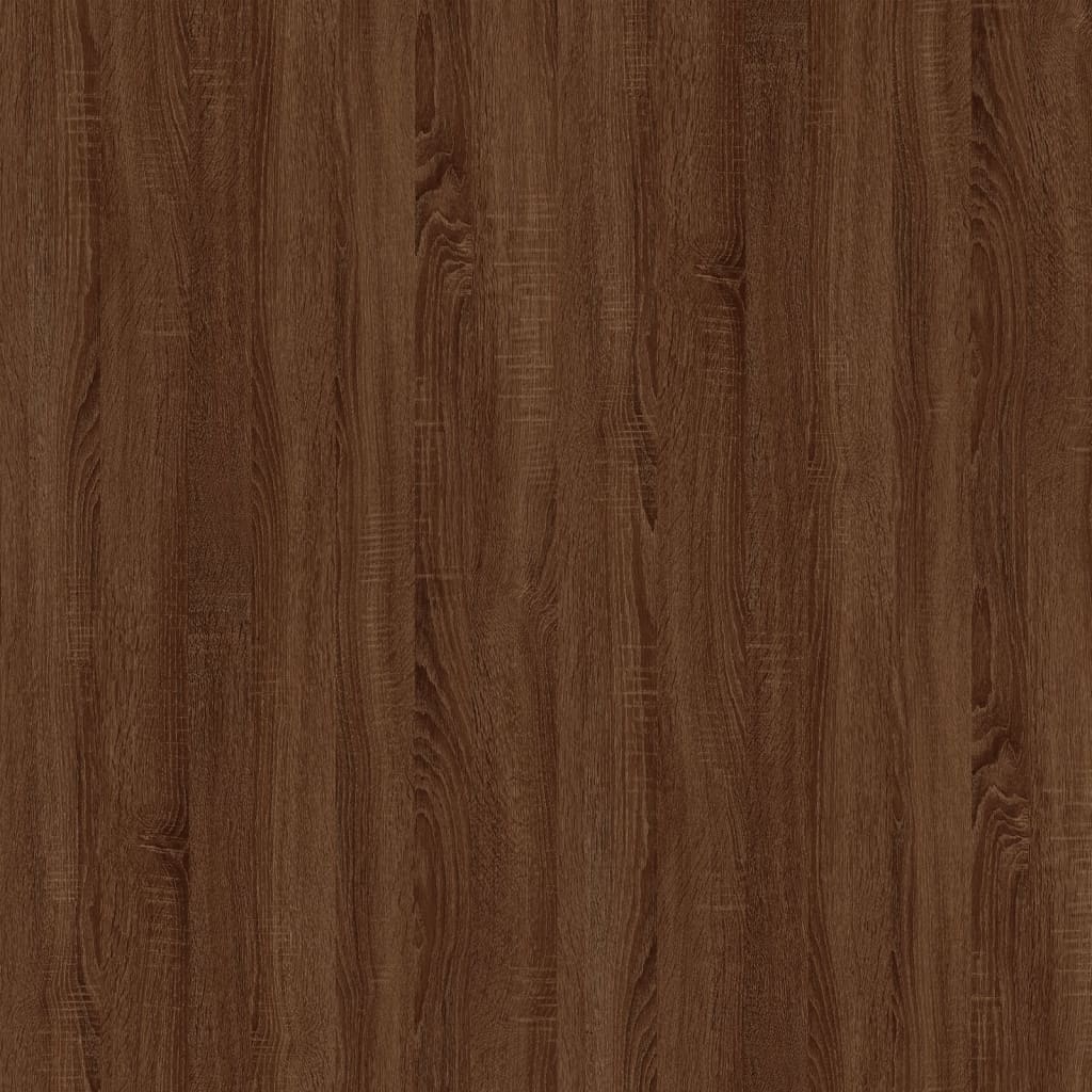 vidaXL Stolik kawowy, brązowy dąb, 80x50x35cm, materiał drewnopochodny