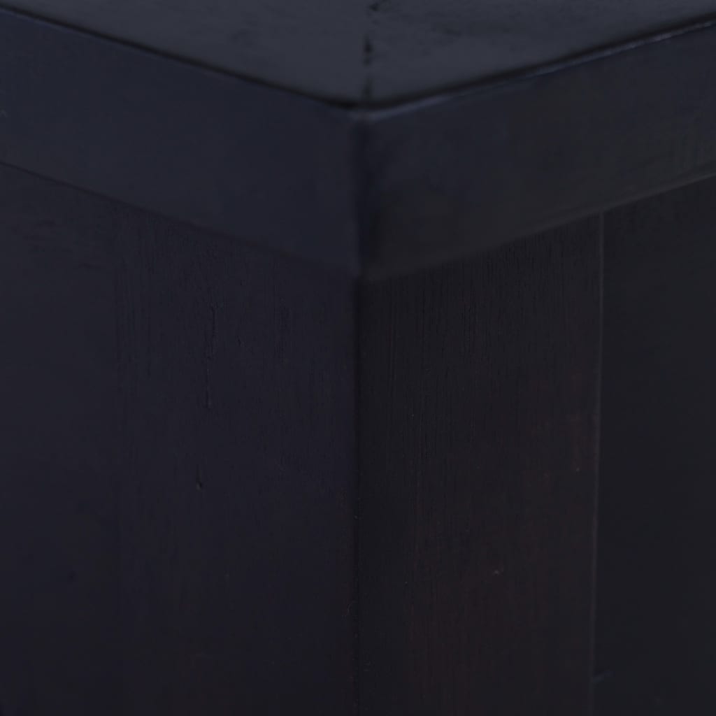 vidaXL Stolik kawowy, jasna czarna kawa, 100x50x30 cm, mahoń