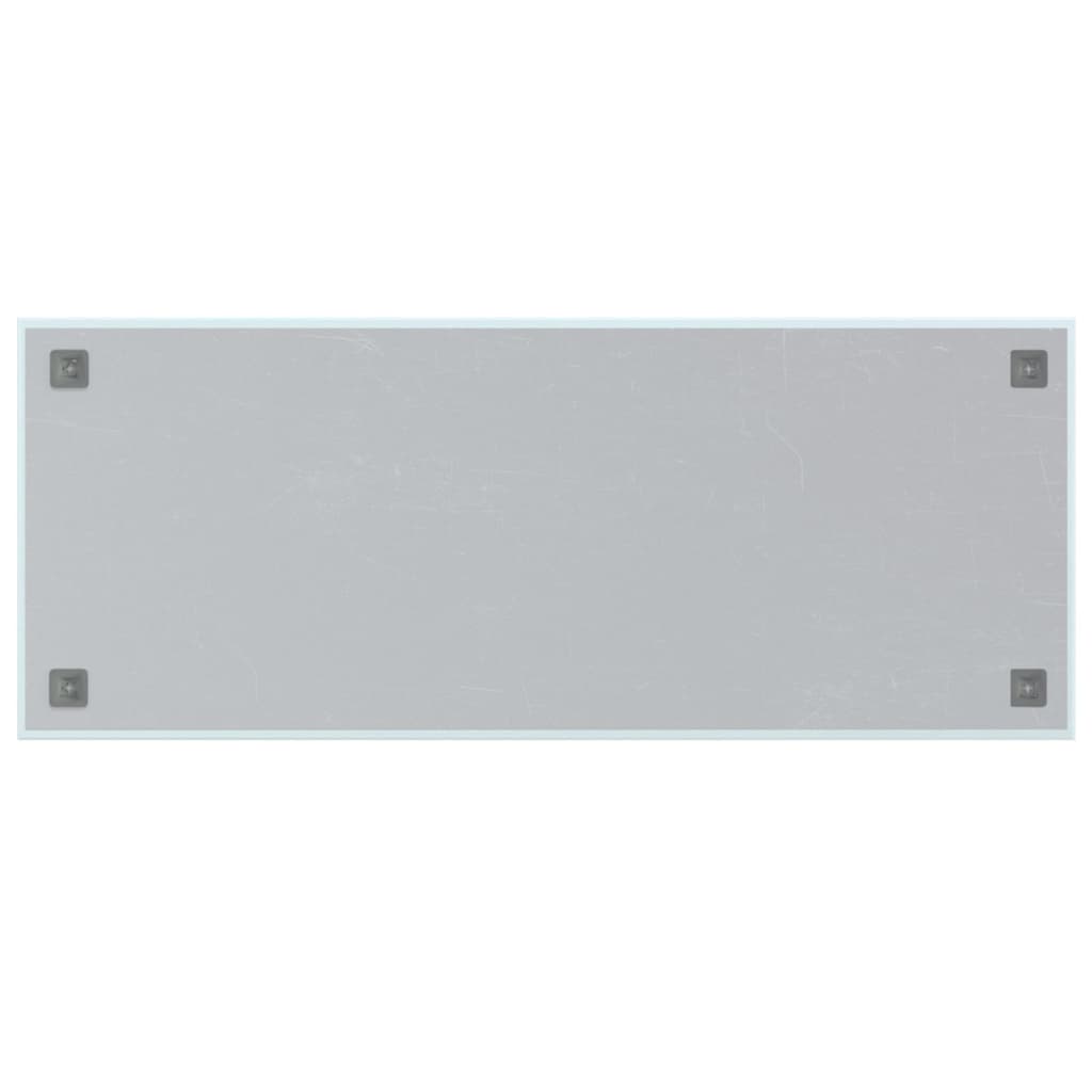 vidaXL Ścienna tablica magnetyczna, biała, 100x40 cm, szkło hartowane