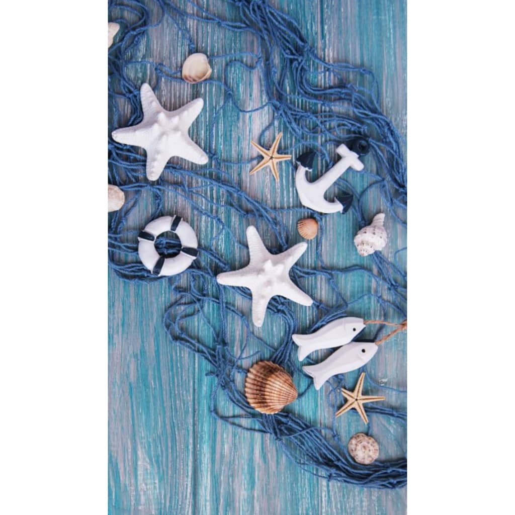 Good Morning Ręcznik plażowy KEVIN, 100x180 cm, niebieski