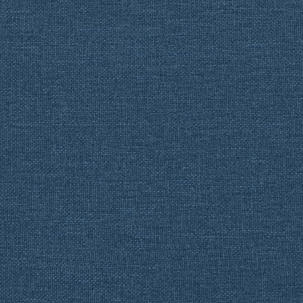 vidaXL Fotel, niebieski, tapicerowany tkaniną