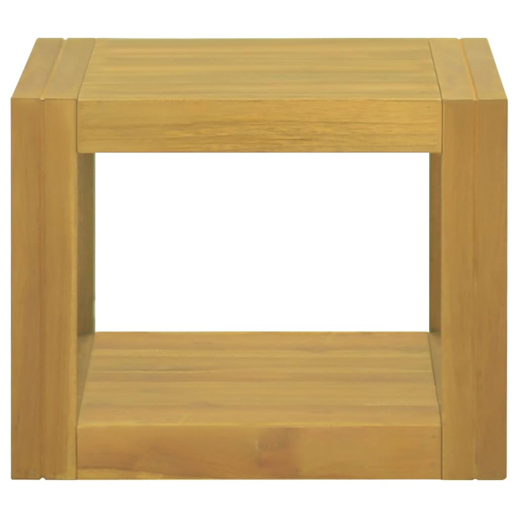 vidaXL Łazienkowa półka ścienna, 45x45x35 cm, lite drewno tekowe
