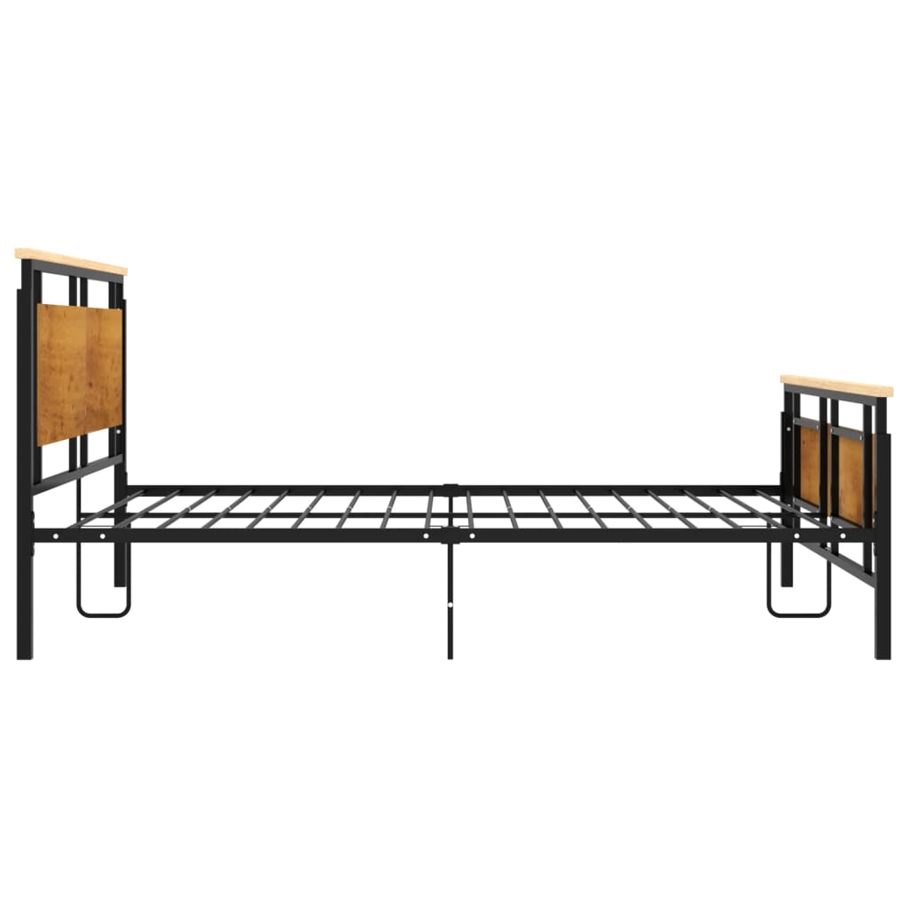 vidaXL Rama łóżka, metalowa, 160x200 cm
