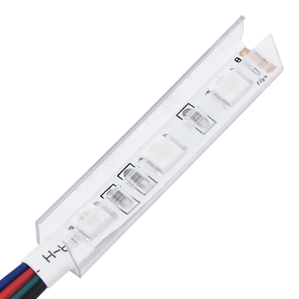 vidaXL Szafka z oświetleniem LED, biała, 81x37x100 cm