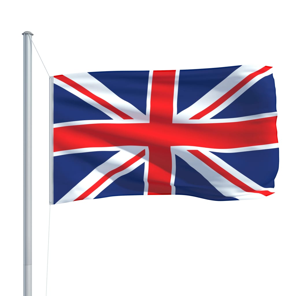vidaXL Flaga Wielkiej Brytanii, 90x150 cm