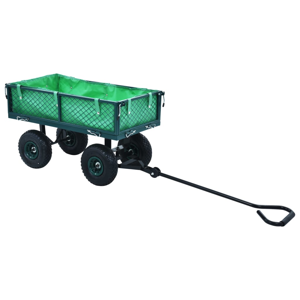 vidaXL Ogrodowy wózek ręczny, zielony, 250 kg