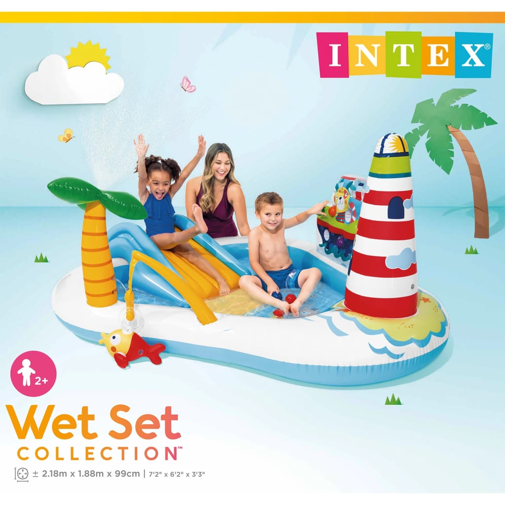 Intex Basen dla dzieci Fishing Fun Play Center, 218x188x99 cm