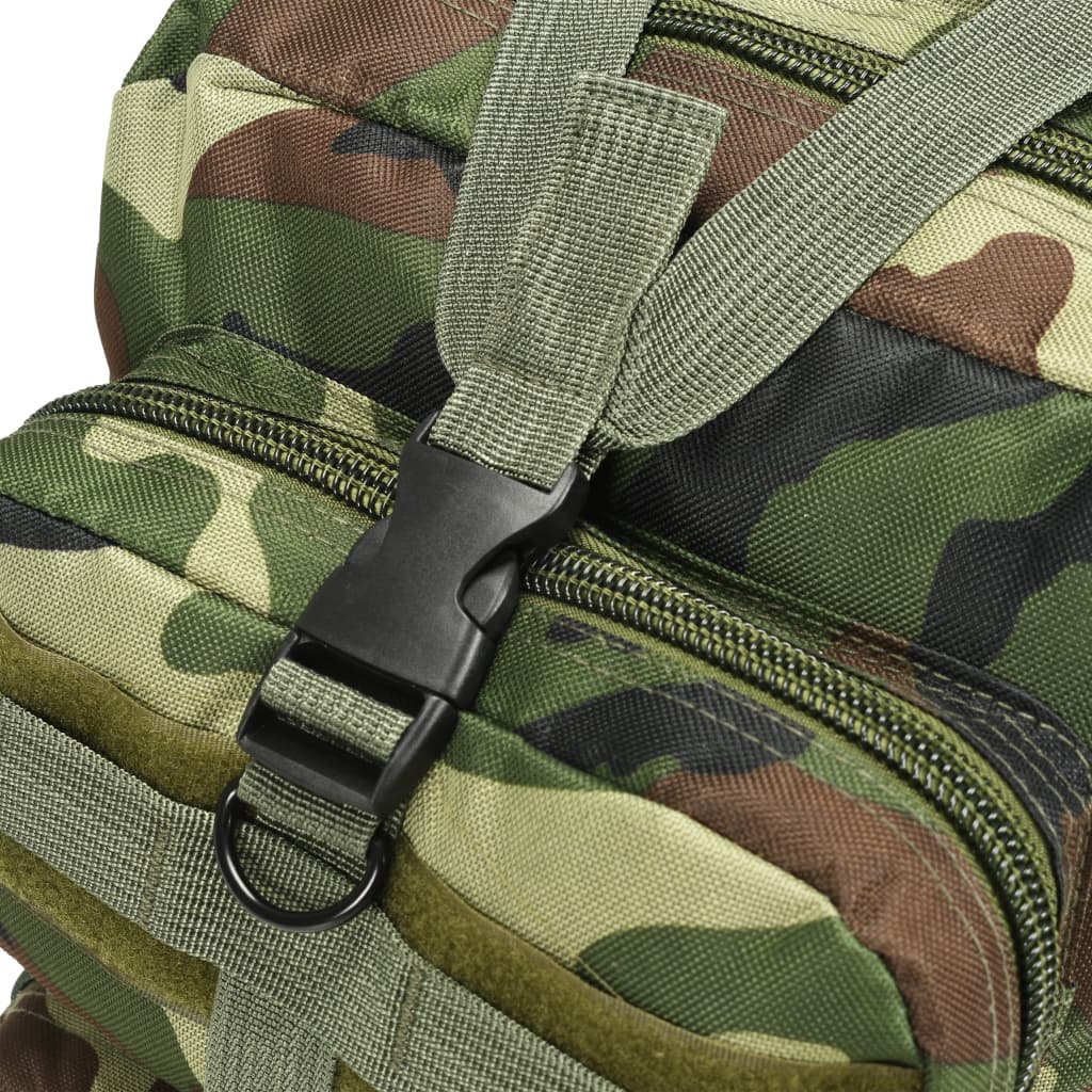 vidaXL Plecak w wojskowym stylu, 50 L, moro