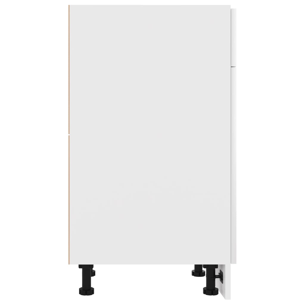 vidaXL Szafka z szufladą, biała, 40x46x81,5 cm, płyta