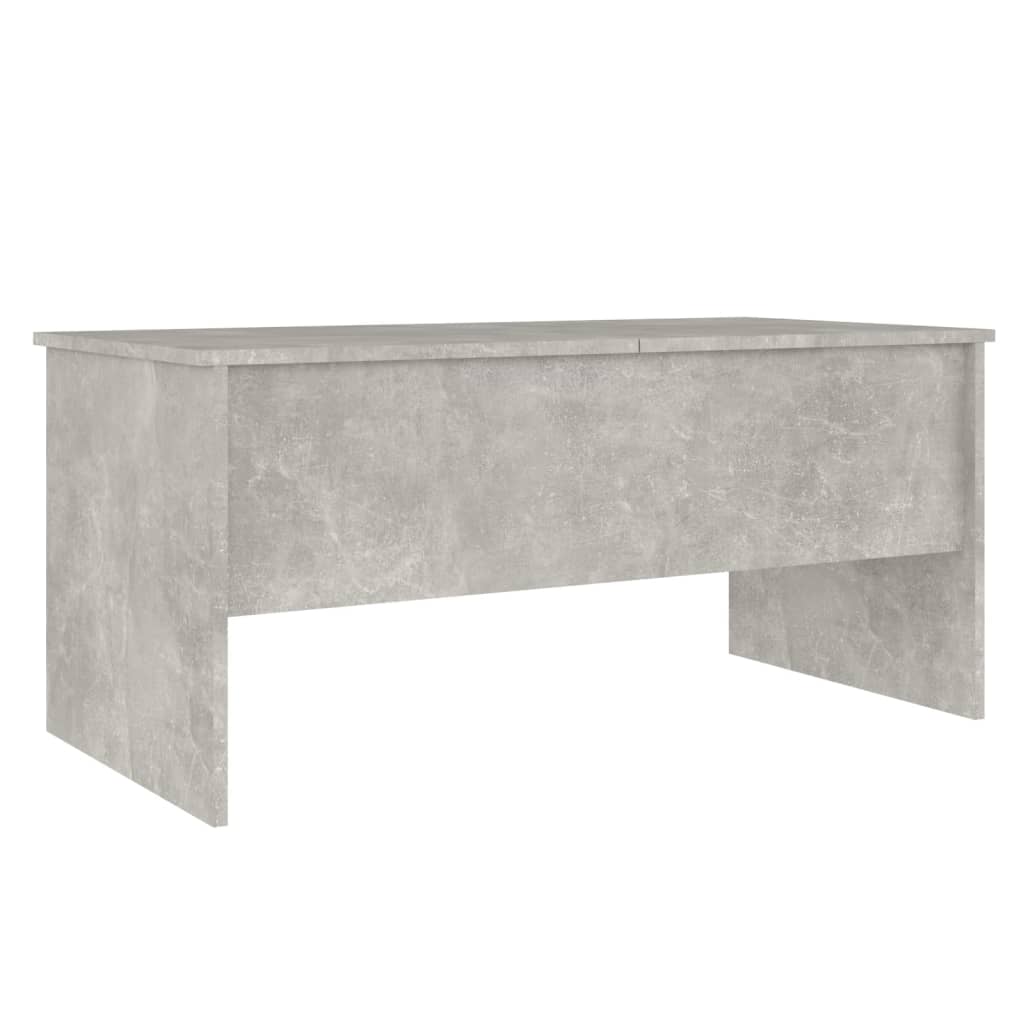 vidaXL Stolik kawowy, betonowa szarość, 102x50,5x46,5 cm
