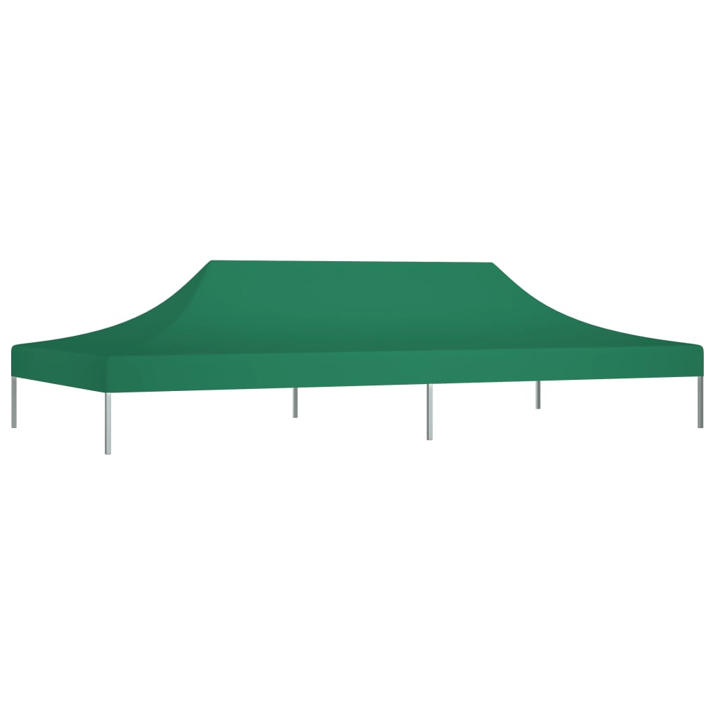 vidaXL Dach do namiotu imprezowego, 6 x 3 m, zielony, 270 g/m²
