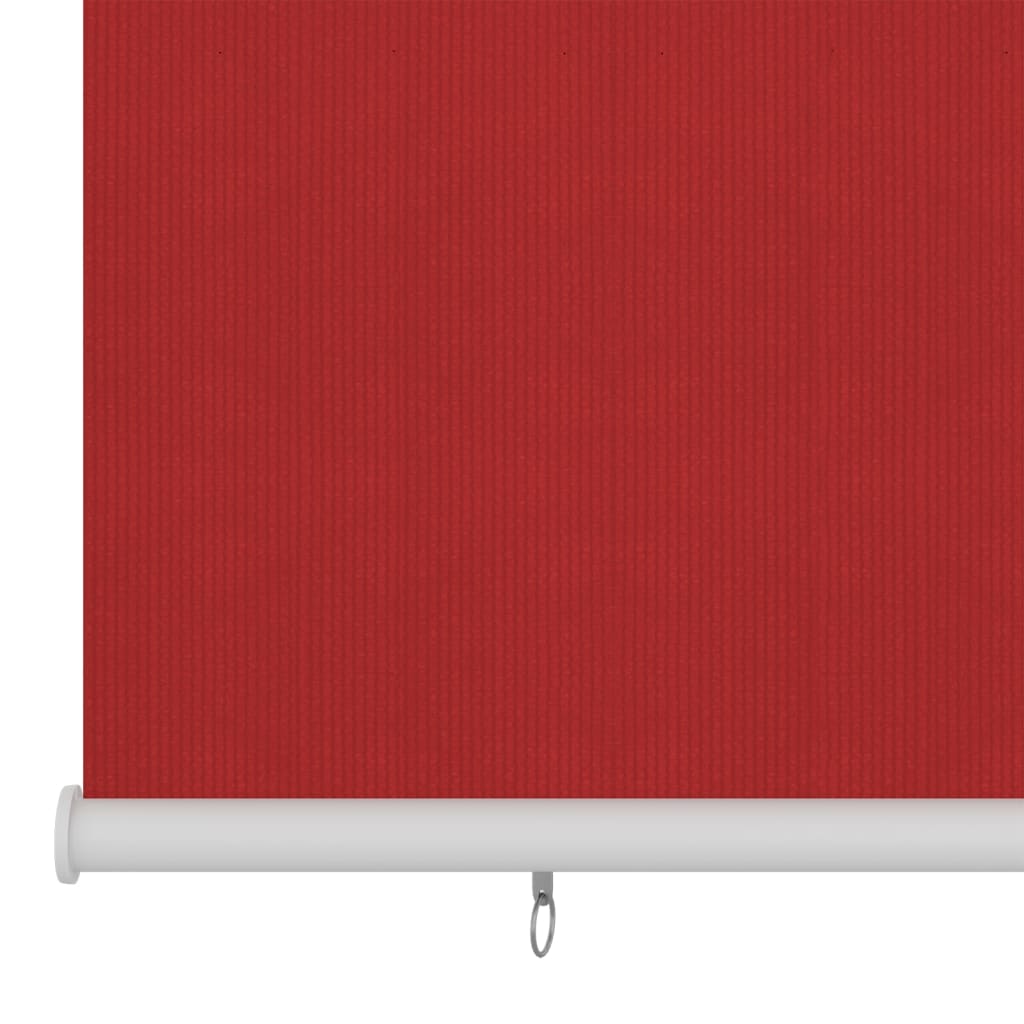vidaXL Roleta zewnętrzna, 60x140 cm, czerwona, HDPE
