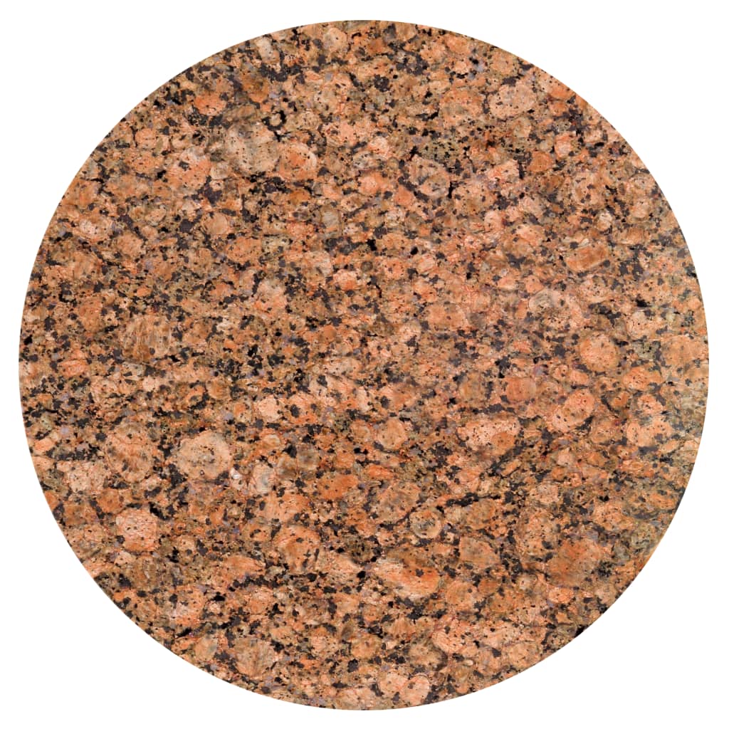 vidaXL Stolik kawowy, brązowy, 40x40x40 cm, kamień o teksturze marmuru